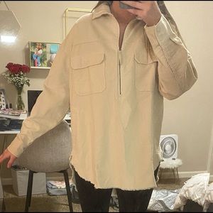 Aerie corduroy shacket